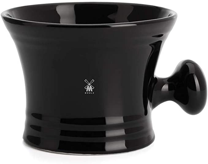 20221110034907.jpg Muhle Ciotola da barba in porcellana nera RN46 - immagine 1