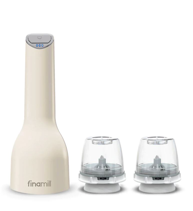 20230720103649.JPG finamill Spice Grinding FinaPod Pro Plus Bianco USB ricaricabile White - immagine 1