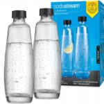 Sodastream 1L Glass Carafe 2 bottiglie di vetro da 1L