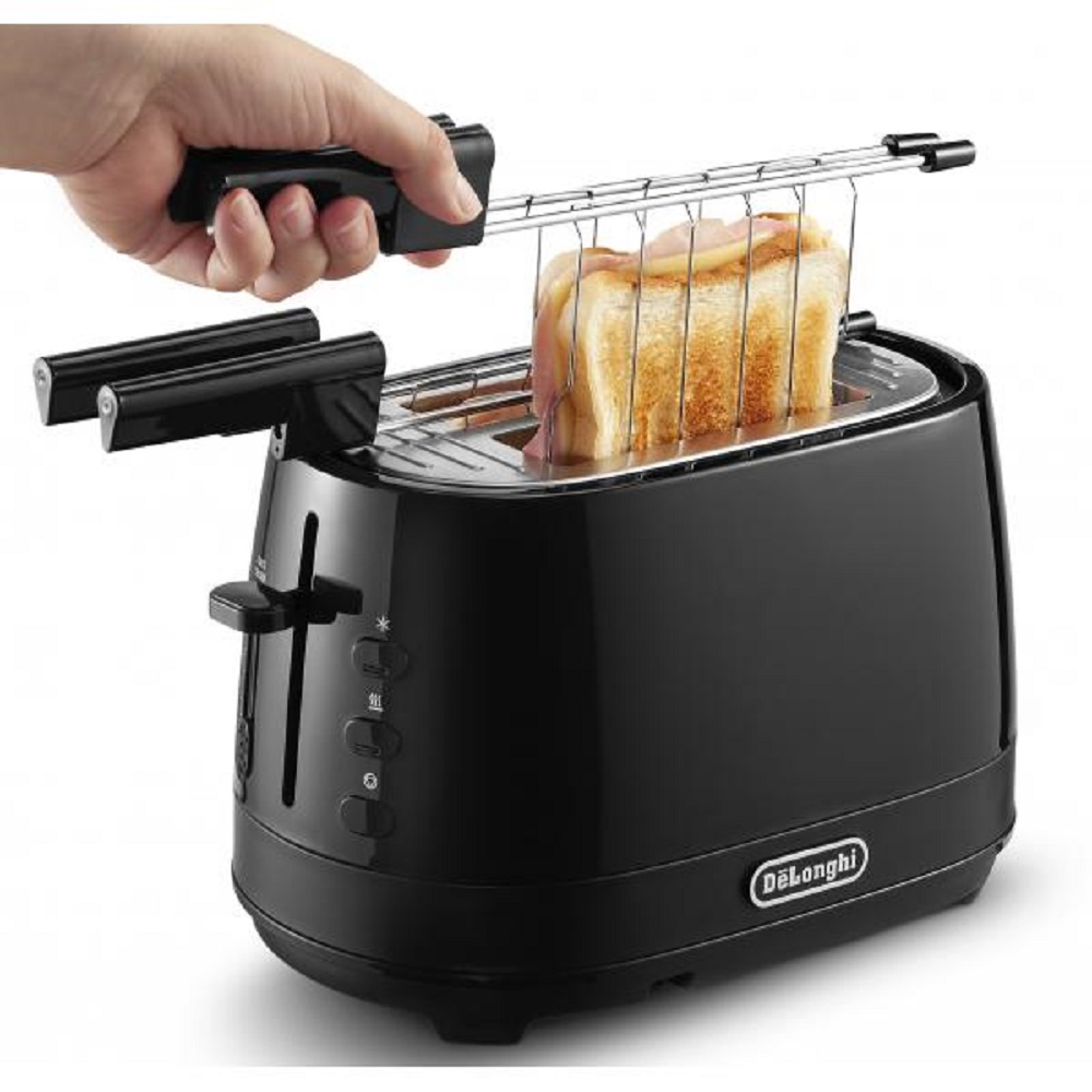 20250911093744_0.jpg De Longhi TOSTAPANE 2 FETTE CTLAP2203.BK - immagine 1
