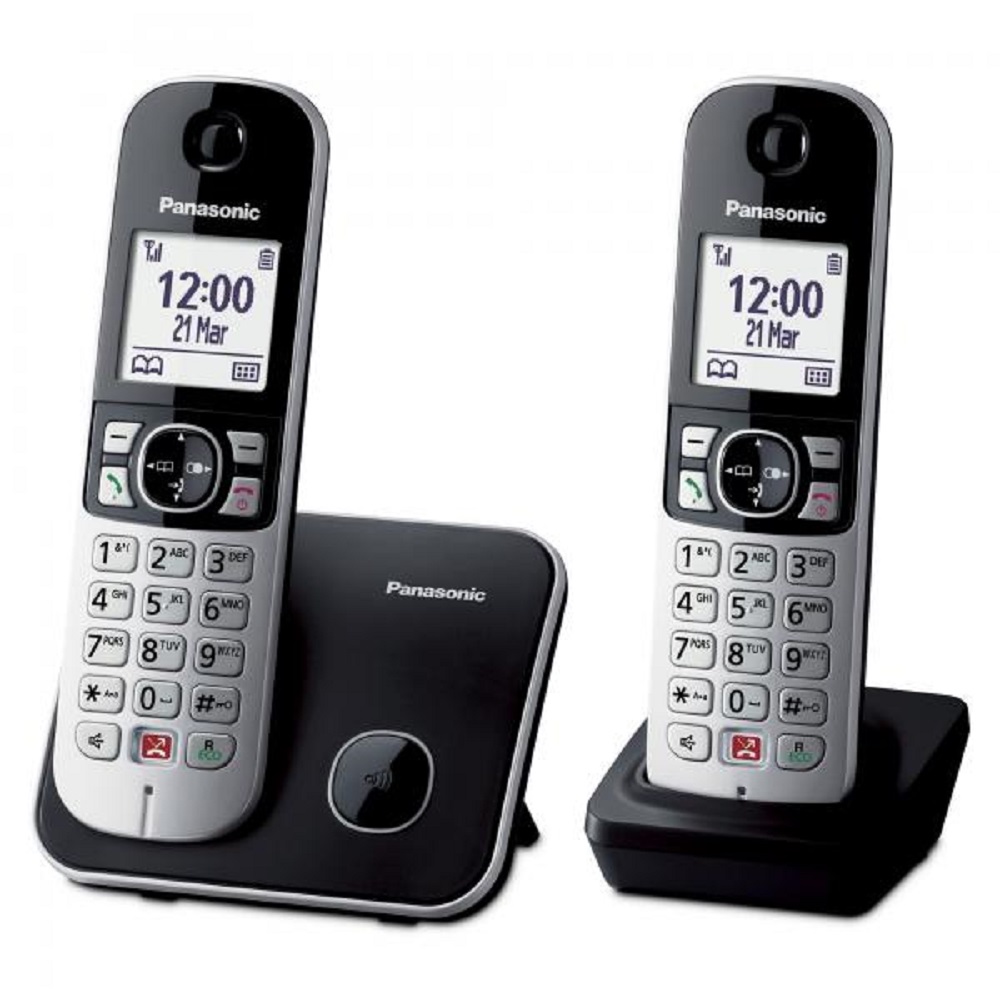 20250920115702_0.jpg Panasonic 2 Cordless Nero KX-TG6852JTB - immagine 1