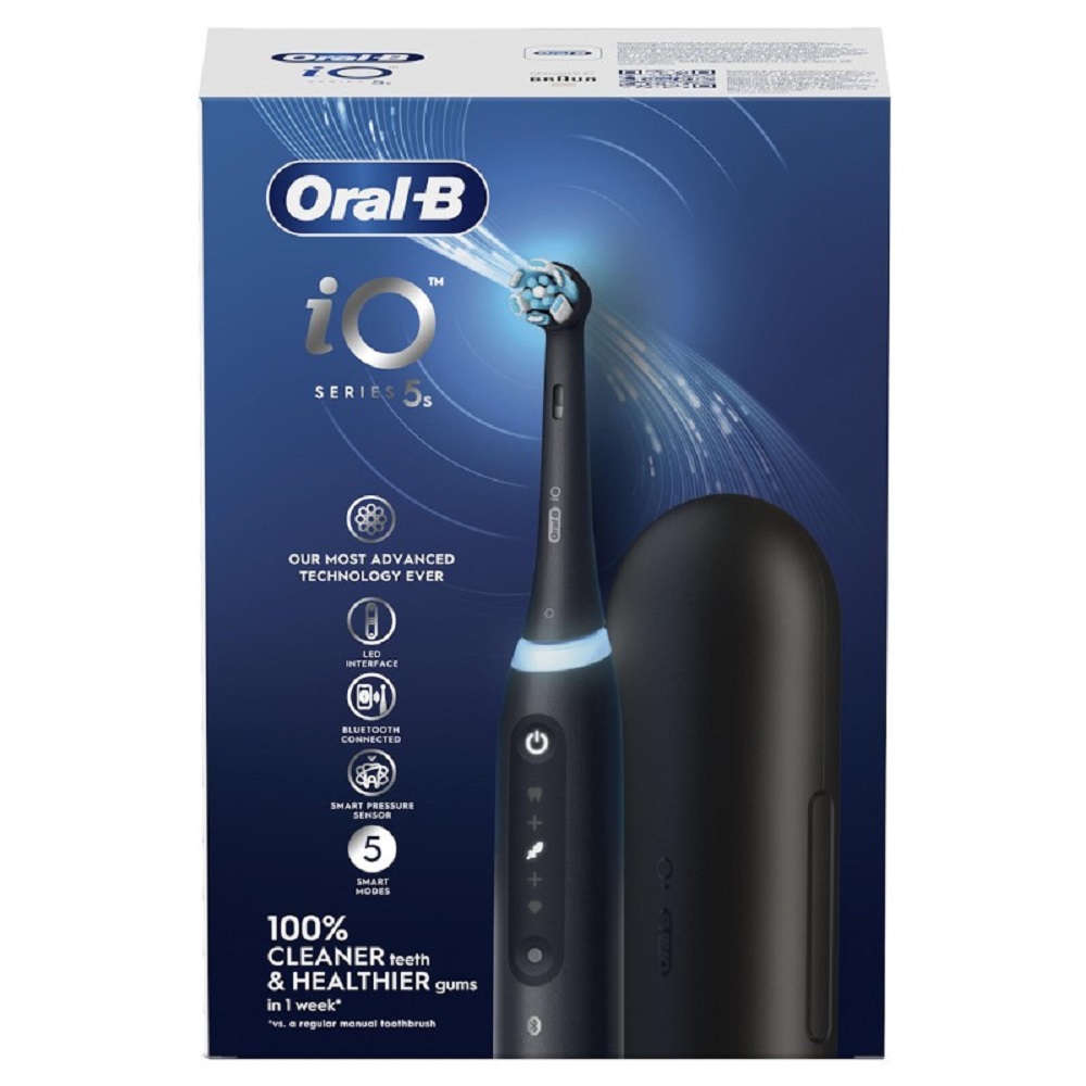 20251112121717_0.jpg Oral-B Spazzolino ricaricabile rotante iO Series 5s Nero - immagine 1