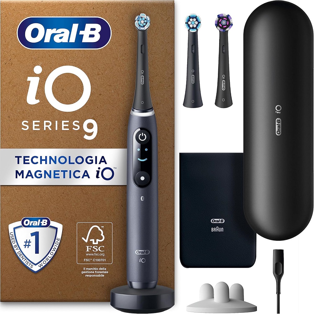 20251118113304_0.jpg Oral-B Spazzolino Elettrico Ricaricabile iO 9 Nero - immagine 1