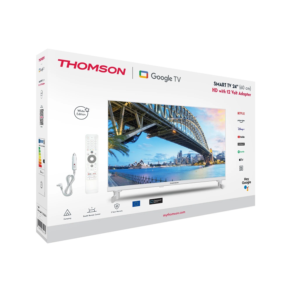 20251203063638_0.jpg Thomson Thomson HD Google TV smart TV Thomson Smart TV 24HG2S15CW - immagine 1