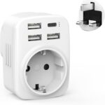 UE Fast Refund GmbH Uk to Eu Travel Adapter SP-365UK-3AC