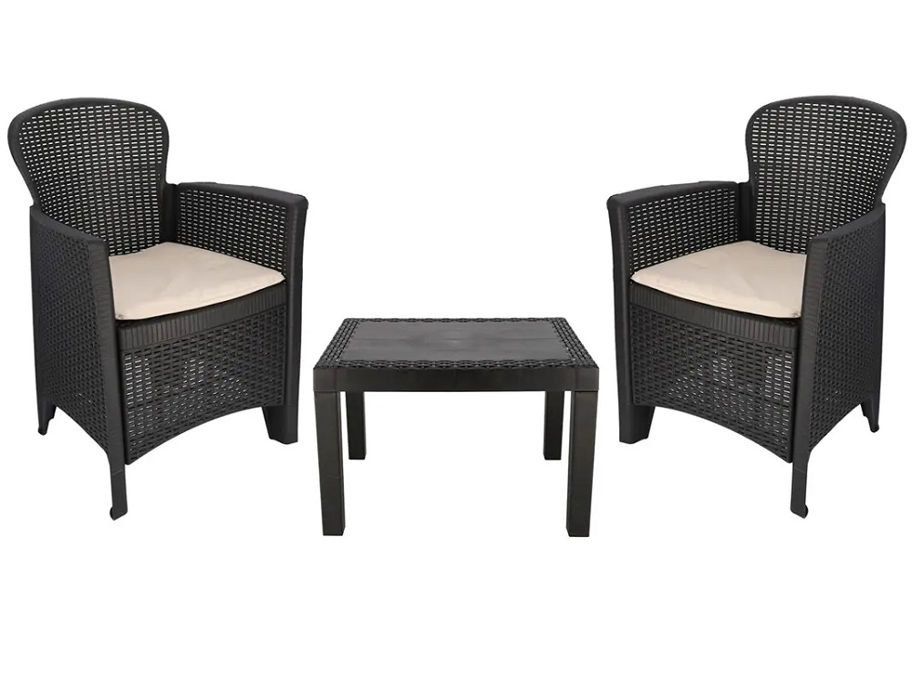 20260316054345_0.jpg IPAE Progarden Set giardino 2 poltrone + tavolo Akita - immagine 1