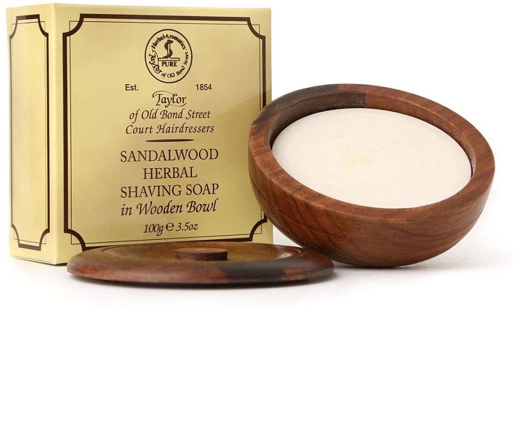 20260401111656_0.jpg Taylor of Old Bond Street Sandalwood herbal shaving soap 01050 - immagine 1