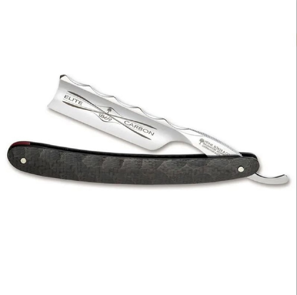 20260411122440_0.JPG Boker rasoio a mano libera elite carbon 6/8 punta spagnolo - immagine 1