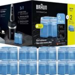 Braun Cartucce di pulizia rasoio CCR6+2