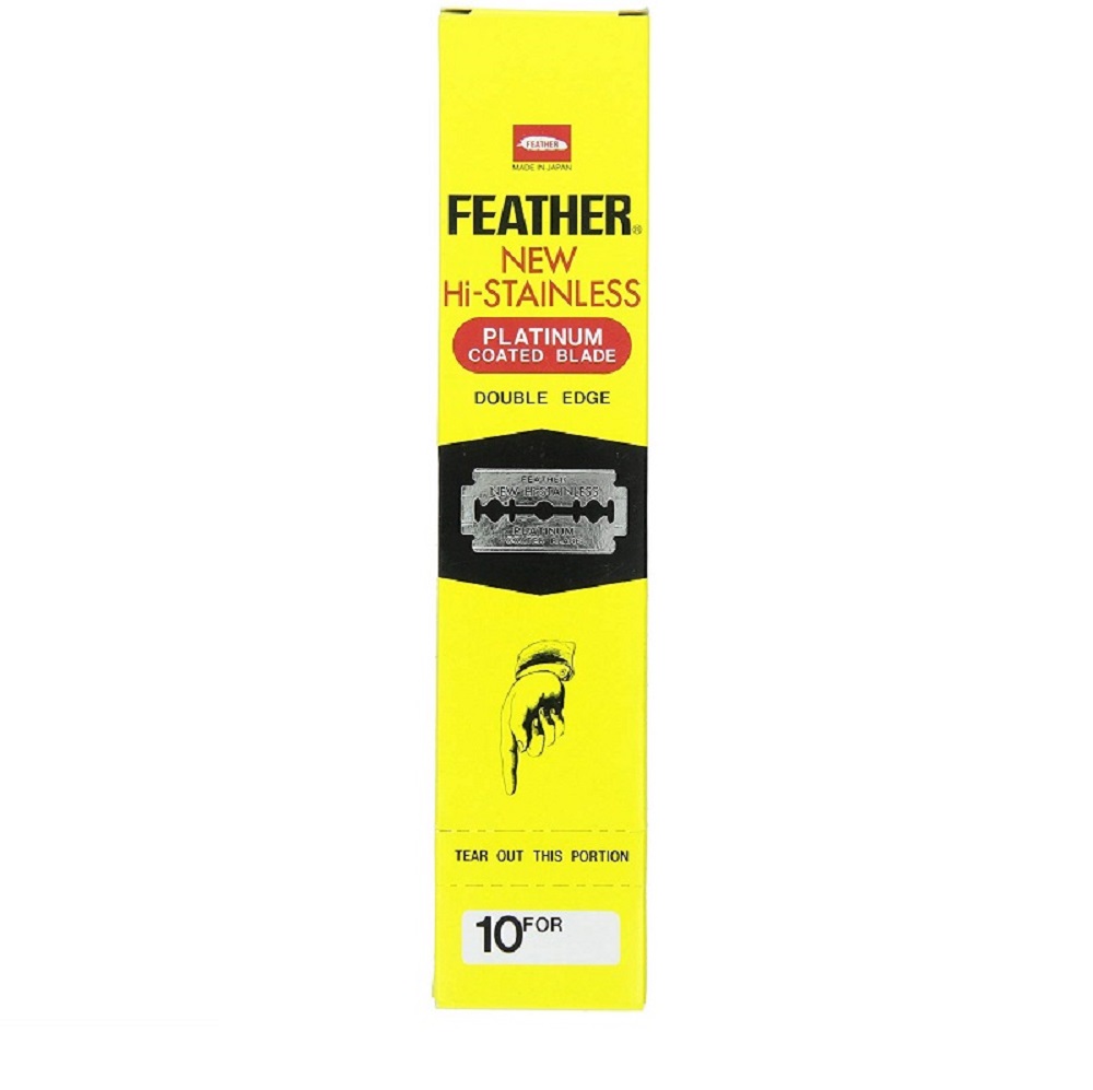 20260515064314_0.jpg Feather Feather Lamette da Barba - Confezione da 200 Pezzi - immagine 1