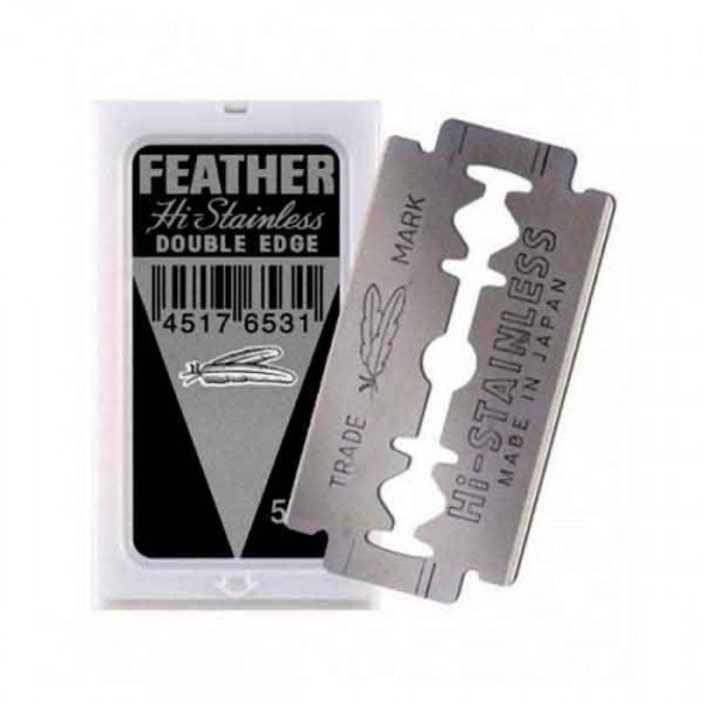 20260515064623_0.jpg Feather Hi-sainless blades platinum coated blade 5 lame - immagine 1