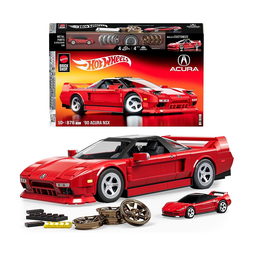 20260519041951_0.jpg Hotwheels Modellino Auto Mattel Brick Shop Acura NSX - immagine 1