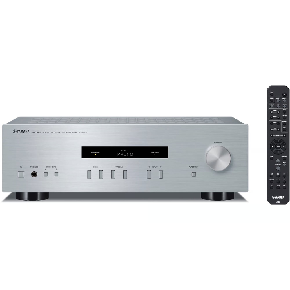 20260722065338_0.jpg Yamaha Amplificatore stereo integrato A-S201 Silver Argent - immagine 1