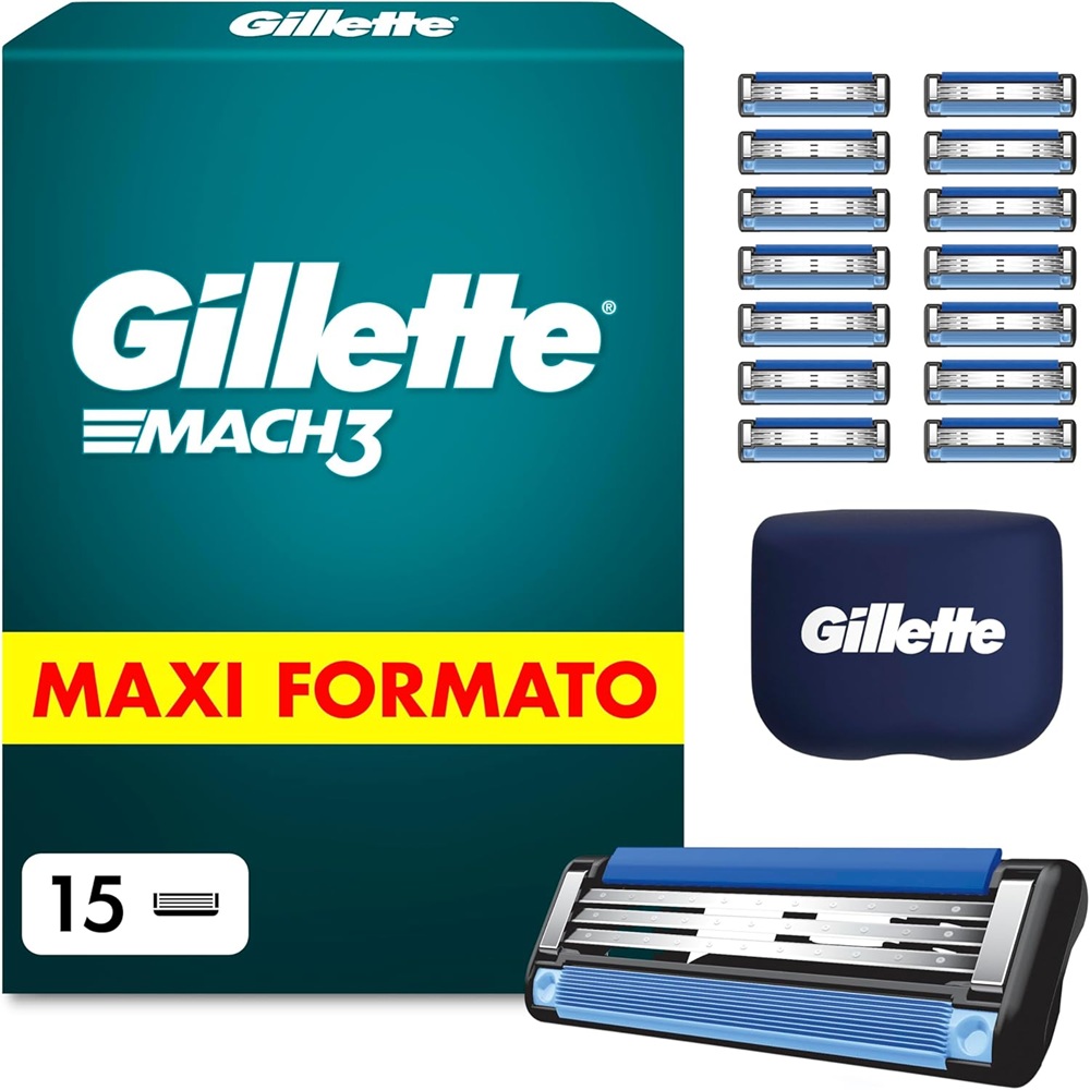 20260902120355_0.jpg Gillette Lamette di ricambio rasoio manuale Mach 3 - immagine 1