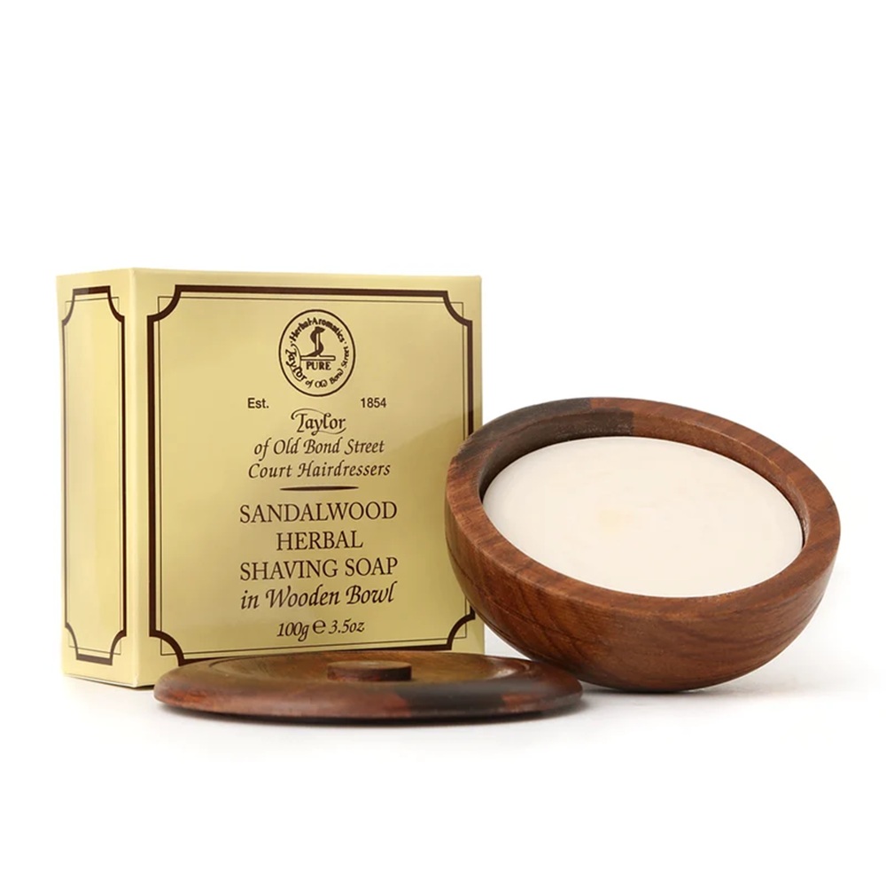 20260903063420_0.jpg Taylor of Old Bond Street Sapone da barba Sandalwood herbal shaving soap - immagine 1