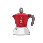 Bialetti Moka a induzione Moka Induction rosso & argento 2 TZ