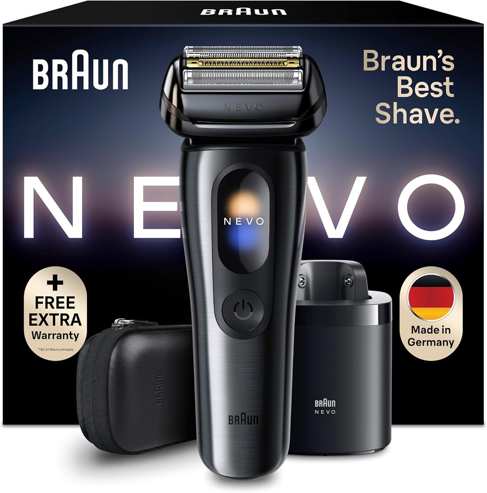 20261009041643_0.jpg Braun Rasoio elettrico barba NEVO 15115C Grafite - immagine 1