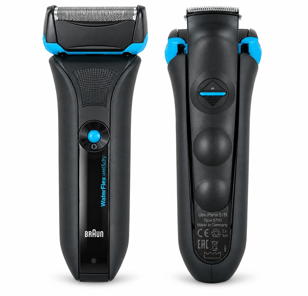 20261028053126_0.jpg Braun Rasoio Elettrico Uomo usato e funzionante WaterFlex 5760 - immagine 1