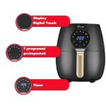 ARDES | Friggitrice Ad Aria Calda Capacità 5 Litri Air Fryer Maxi Con Display Digitale E Timer 60 Minuti Temperatura Massima 200°c Eldorada Maxi ‎AR1K33 - immagine 3