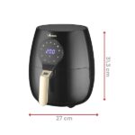 ARDES | Friggitrice Ad Aria Calda Capacità 5 Litri Air Fryer Maxi Con Display Digitale E Timer 60 Minuti Temperatura Massima 200°c Eldorada Maxi ‎AR1K33 - immagine 4