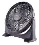 Ardes AR5A50 Space 50 - Agitatore da Pavimento, Pala da 50 cm, 3 velocità, 5 pale, Inclinazione verticale, 80W, Nero