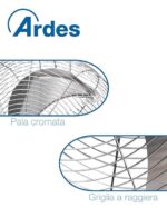 Ardes AR5C45B Ventilatore Box da Pavimento, 3 velocità, Inclinazione Verticale, Cromato, Pala 45 cm - immagine 4