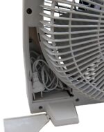 Argoclima Aster Ventilatore Box con Comoda Maniglia, 3 Velocità, Silenzioso, Diametro 30 cm, Bianco/Grigio - immagine 4