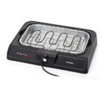 Ariete 723, Party Grill, Barbecue Elettrico da Tavolo, Termostato Regolabile, Vassoio Raccogligrasso, Cottura Lenta e Rapida, Potenza 2000 W, 52X36X8 Cm, Nero - immagine 7