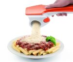 Ariete Gratì 2.0 447, Grattugia Elettrica per Formaggio Senza Fili, Rullo in Acciaio Inox Incluso, 1 Kg di Formaggio con una Ricarica, 1500mAh, Bianco/Arancione