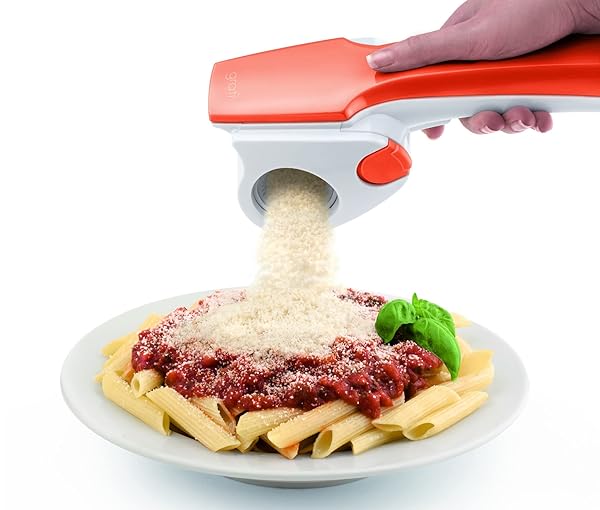 Ariete-Grati-20-447-Grattugia-Elettrica-per-Formaggio-Senza-Fili-Rullo-in-Acciaio-Inox-Incluso-1-Kg-di-Formaggio-co-B004JLN29W Ariete Gratì 2.0 447, Grattugia Elettrica per Formaggio Senza Fili, Rullo in Acciaio Inox Incluso, 1 Kg di Formaggio con una Ricarica, 1500mAh, Bianco/Arancione - immagine 1
