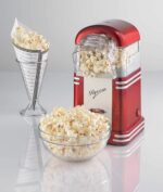 Ariete Popcorn Popper Party Time Macchina per Pop-Corn Senza Olio e Grassi, Plastica, 1.100 watt, Rosso - immagine 6