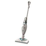 BLACK+DECKER FSM1616-QS Scopa a Vapore Lavapavimenti Steam Mop, Testa Pivotante per Tutte le Superfici, Autoselect per la regolazione del vapore, 1600 W, Serbatoio Estraibile da 1050 ml, Bianco Blu