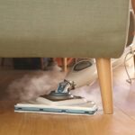 BLACK+DECKER FSM1616-QS Scopa a Vapore Lavapavimenti Steam Mop, Testa Pivotante per Tutte le Superfici, Autoselect per la regolazione del vapore, 1600 W, Serbatoio Estraibile da 1050 ml, Bianco Blu - immagine 6