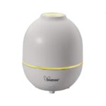 Bimar DA19 Diffusore di Aromi e oli essenziali, Umidificatore Ambiente da 55 ml, Atomizzatore 6 Diversi Colori Ideale in Camera da Letto. Nebulizza Miscela Acqua Essenza per Ultrasuoni, Colore Bianco - immagine 6