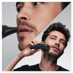 Braun BT5260 Regolabarba Uomo, Rifinitore e Tagliacapelli con Lame Affilate Di Lunga Durata e 39 Impostazioni di Lunghezza, Confezione con 85% di Plastica in Meno, Nero/Argento Metallizzato - immagine 3