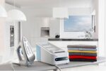 Braun CareStyle 5 IS5022WH Ferro da Stiro a Caldaia con 4 Anni di Assistenza, spegnimento automatico, Display facile e intuitivo, Serbatoio 1,4L, Colpo vapore 340g/min, Bianco/Blu - immagine 8
