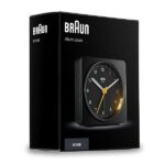 Braun Orologio Sveglia Analogico Classico Funzione Snooze e Luce, Movimento Continuo Silenzioso, Suono Sveglia Beep con crescendo, colore nero, modello BC03B. - immagine 8