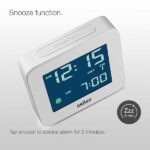 Braun Orologio Sveglia Digitale Radio controllato Fuso Orario Europa Centrale (DCF) con Funzione Snooze, Display LCD, Funzione Quick Set, Suono Sveglia Beep con crescendo, Bianco, BC09W-DCF. - immagine 4