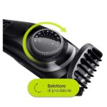 Braun Regolabarba Uomo Con Lame Affilate Di Lunga Durata Progettato Per Durare Il Doppio*, Motore Adattivo E 39 Impostazioni Di Lunghezza, Bt5242 Nero/Grigio, ‎13.7 x 5.7 x 28.2 cm; 340 grammi - immagine 6