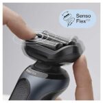 Braun Series 6, Rasoio Elettrico Barba, Custodia da Viaggio, Accessorio di Rifinizione incluso, Lamine SensoFoll, Comfort e Delicatezza sulla Pelle, Idea Regalo, 60-N1200s Grigio - immagine 3