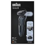 Braun Series 6, Rasoio Elettrico Barba, Custodia da Viaggio, Accessorio di Rifinizione incluso, Lamine SensoFoll, Comfort e Delicatezza sulla Pelle, Idea Regalo, 60-N1200s Grigio - immagine 8