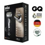 Braun Series 9 9340s Rasoio Elettrico Per Barba A Lamina, Ricaricabile E Senza Fili, Nero, Base Di Ricarica E Custodia Da Viaggio, Wet&Dry, Batteria Li-Ion Per 60 min Di Rasatura, 100% Impermeabile - immagine 4