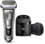 Braun Series 9 9365cc Rasoio Elettrico Barba, Ricaricabile e Senza Fili, Grafite, Base di Ricarica e Custodia da Viaggio in Pelle, Wet&Dry, Rasoio a Lamina, Idea Regalo Natale - immagine 3
