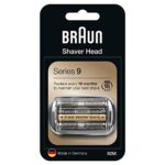 Braun Series 9, Rasoio Elettrico Uomo Testina di Ricambio, Compatibile con I Rasoi Series 9, Rasatura Ottima ed Efficiente, Lame Flessibili, Uso a Secco o Sotto Acqua, 92M Cromato