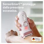 Braun Silk-épil 9 Depilatore Donna, Epilatore Elettrico Donna con Testina Radente e Rifinitore, Spazzola Pulizia Viso Inclusa, Tecnologia MicroGrip, SensoSmart 9/880 Rose Gold e Bianco - immagine 4