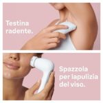 Braun Silk-épil 9 Depilatore Donna, Epilatore Elettrico Donna con Testina Radente e Rifinitore, Spazzola Pulizia Viso Inclusa, Tecnologia MicroGrip, SensoSmart 9/880 Rose Gold e Bianco - immagine 7