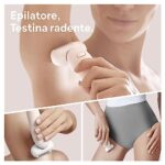 Braun Silk-épil 9 Flex Depilatore Donna, Epilatore Elettrico Donna con Testina Flessibile e Spazzola Pulizia Viso, Tecnologia MicroGrip, Cappuccio Massaggiante, Idea Regalo, SE 9030, Bianco e Oro - immagine 7