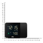 Braun Sveglia digitale proiezione, radiocontrollo per fuso orario dell'Europa centrale (DCF), con 4 opzioni di retroilluminazione, display LCD negativo, allarme acustico, nero, modello BC15B-DCF - immagine 9