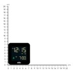 Braun Sveglia digitale radiocomandata per il fuso orario dell'Europa centrale (DCF) con funzione Snooze, display LCD negativo, regolazione rapida, segnale acustico di allarme in Crescendo, nero, - immagine 7