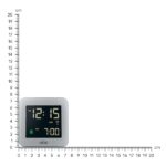 Braun Sveglia digitale radiocontrollata per fuso orario dell'Europa centrale (DCF) con snooze, display LCD, impostazione rapida, allarme acustico in crescendo, grigio, modello BC09G-DCF. - immagine 8